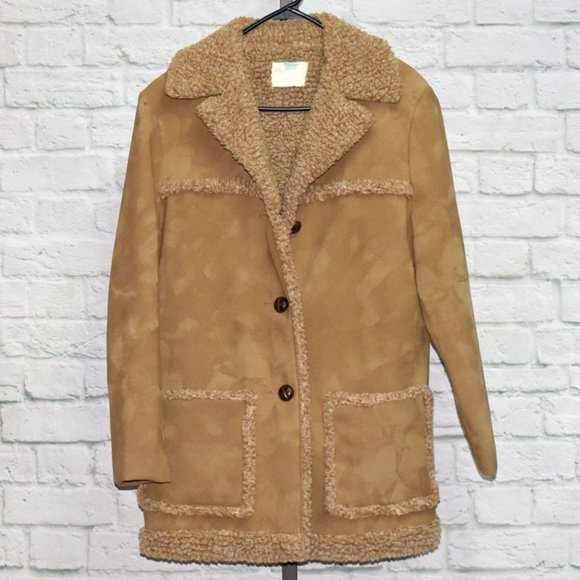 Fingerhut Fashions Jackets & Blazers - Faux Suede Sherpa Lined Winter Coat